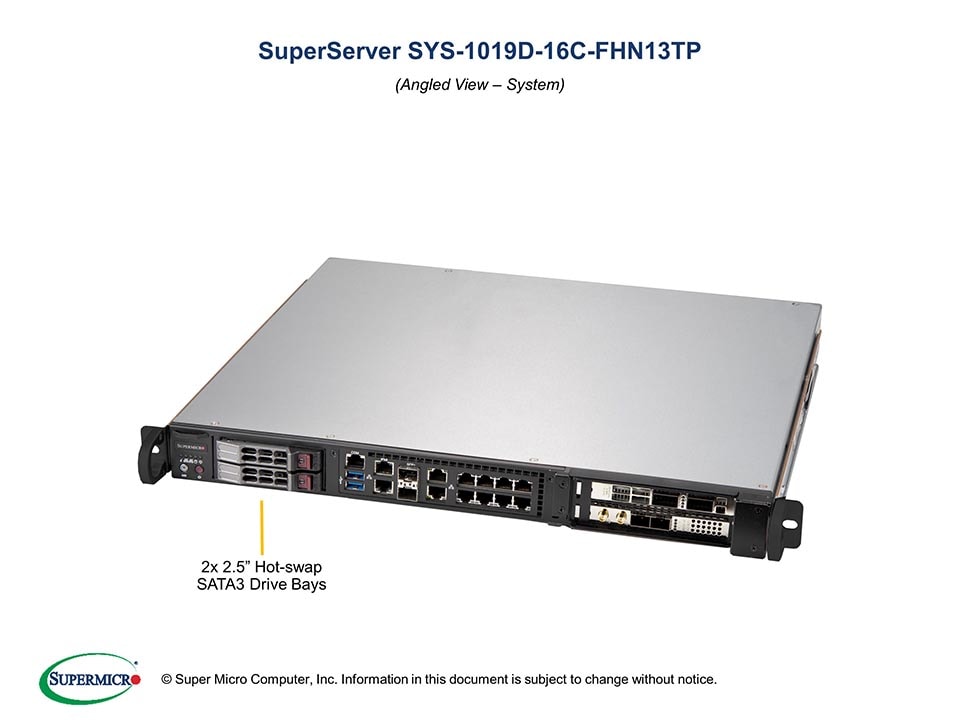 SYS-1019D-16C-FHN13TP