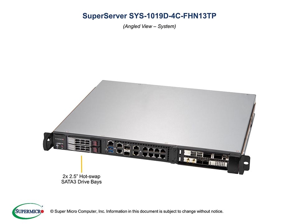 SYS-1019D-4C-FHN13TP