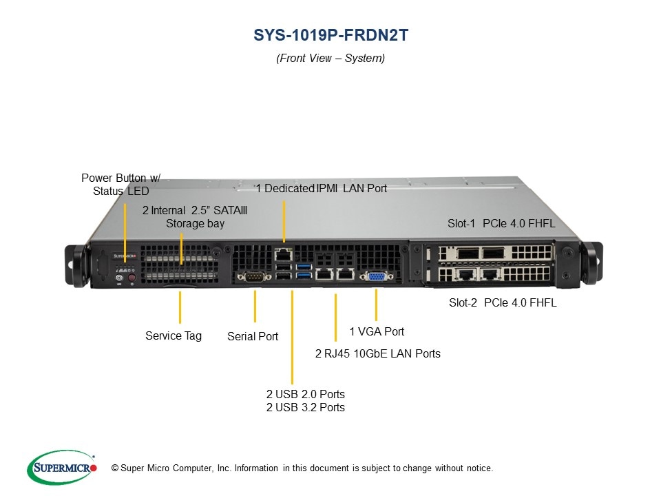 SYS-1019P-FRDN2T