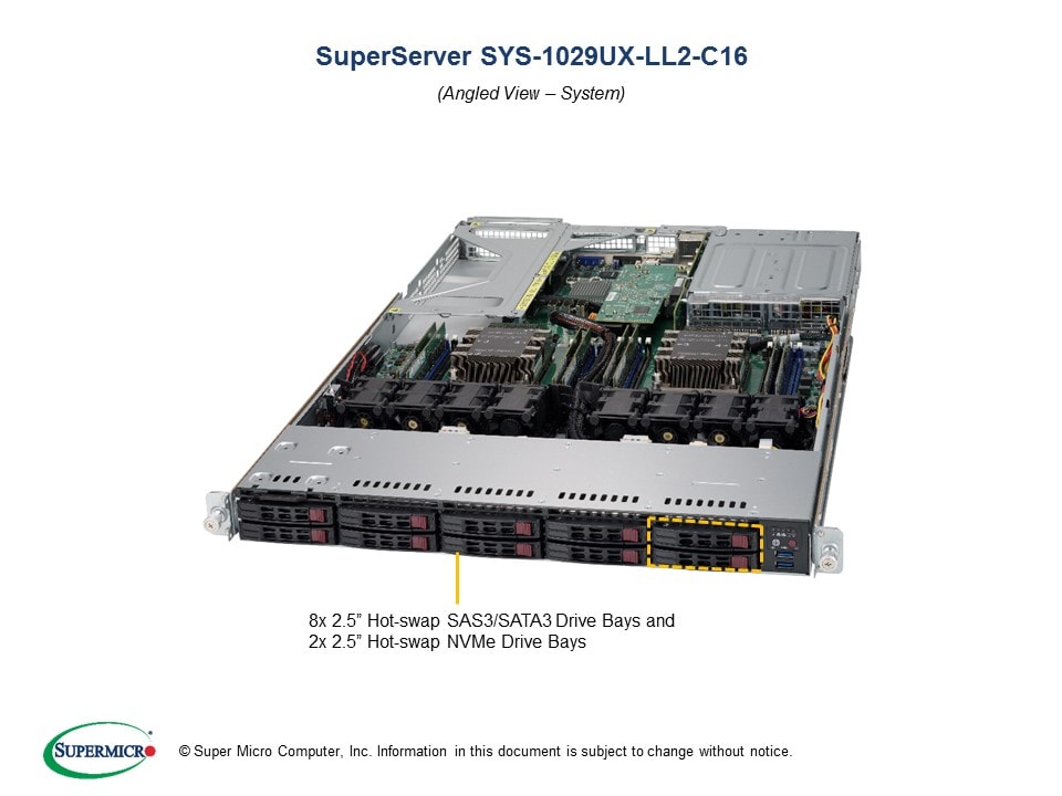 SYS-1029UX-LL2-C16