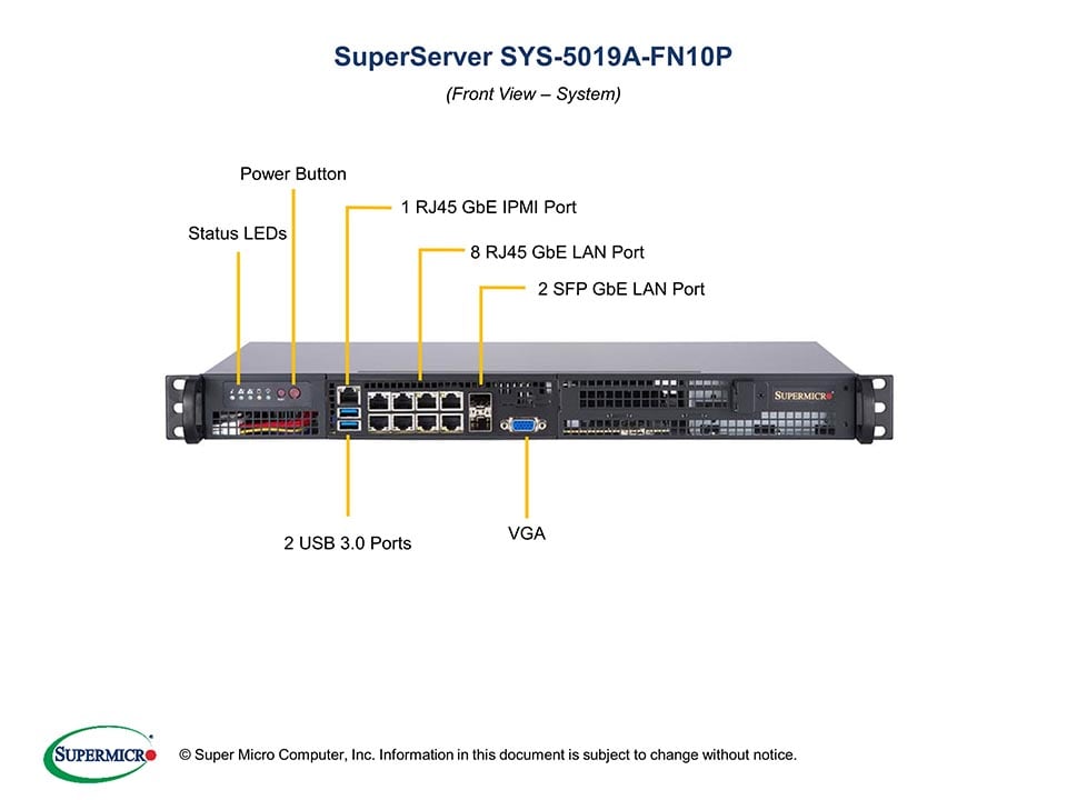 SYS-5019A-FTN10P
