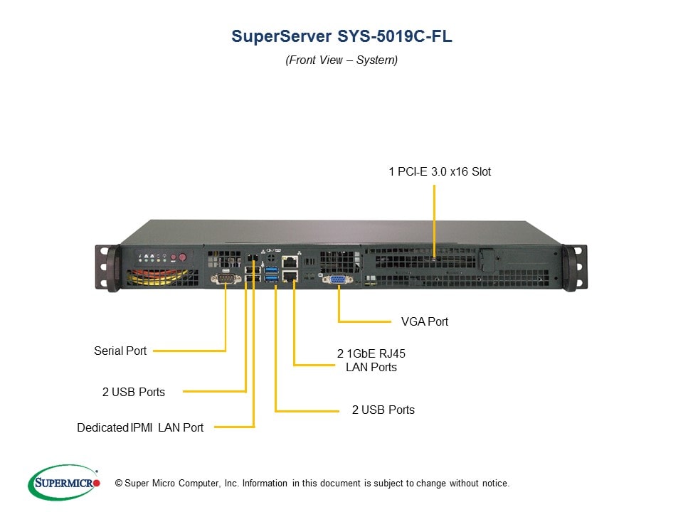 SYS-5019C-FL