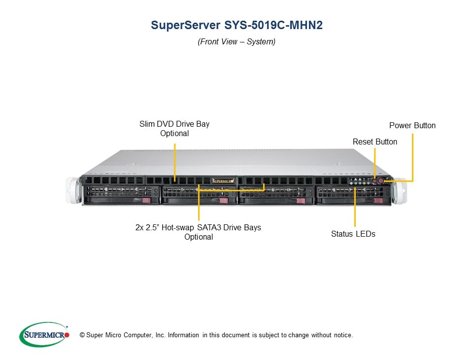 SYS-5019C-MHN2