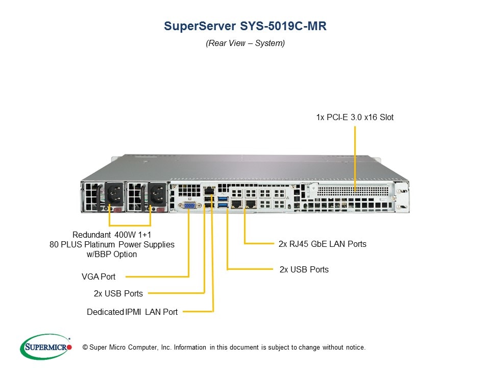 SYS-5019C-MR
