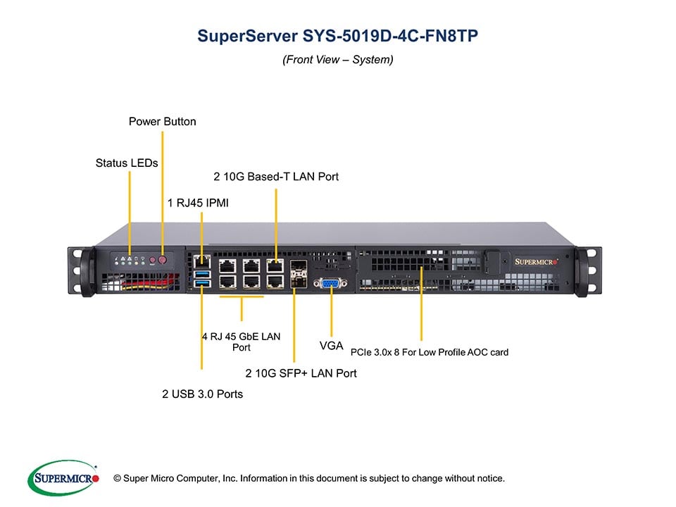 SYS-5019D-4C-FN8TP
