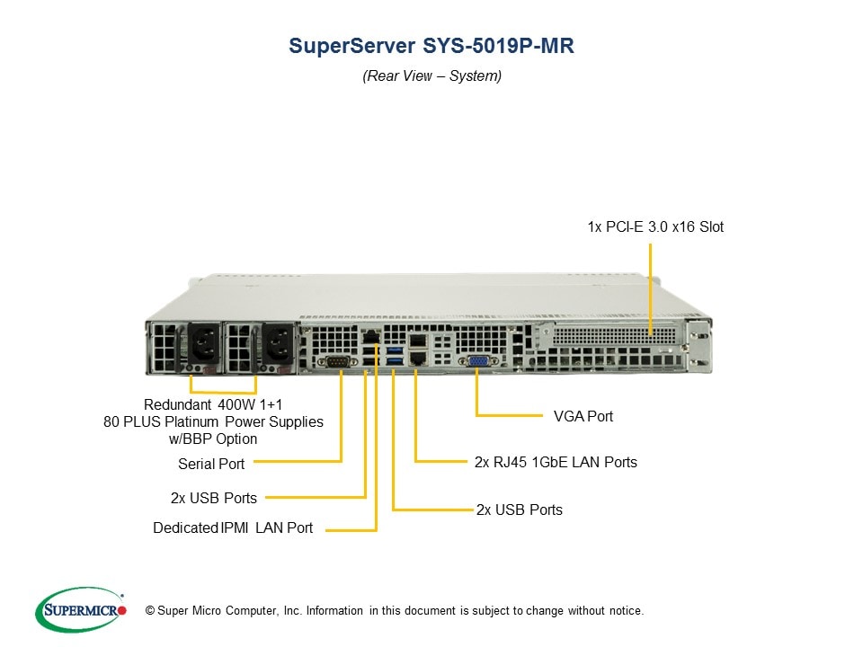 SYS-5019P-MR