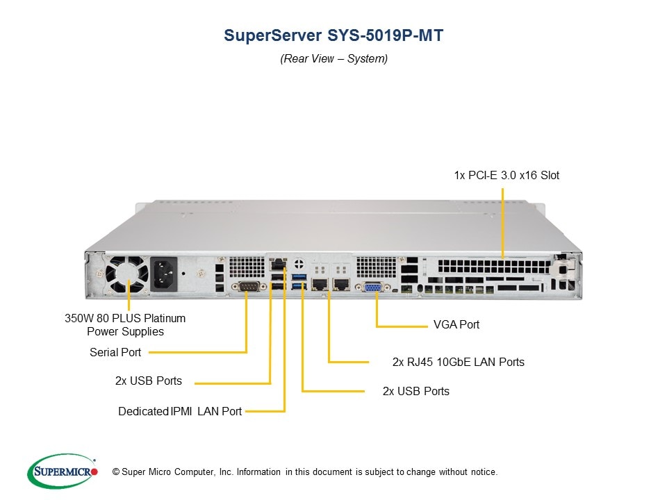 SYS-5019P-MT