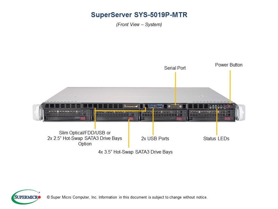 SYS-5019P-MTR