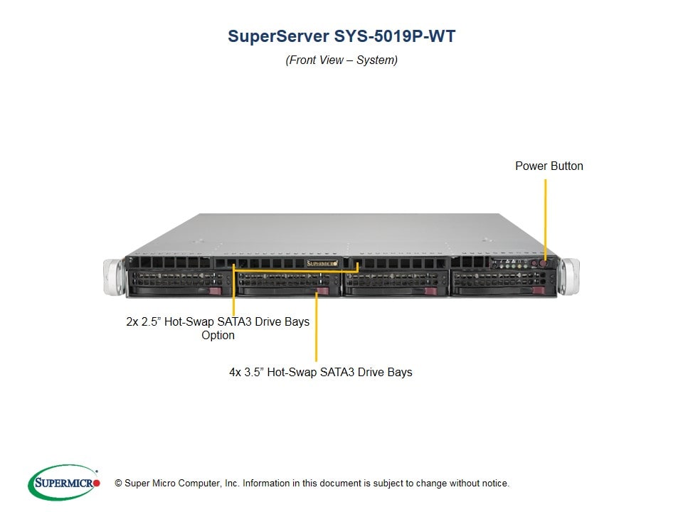 SYS-5019P-WT