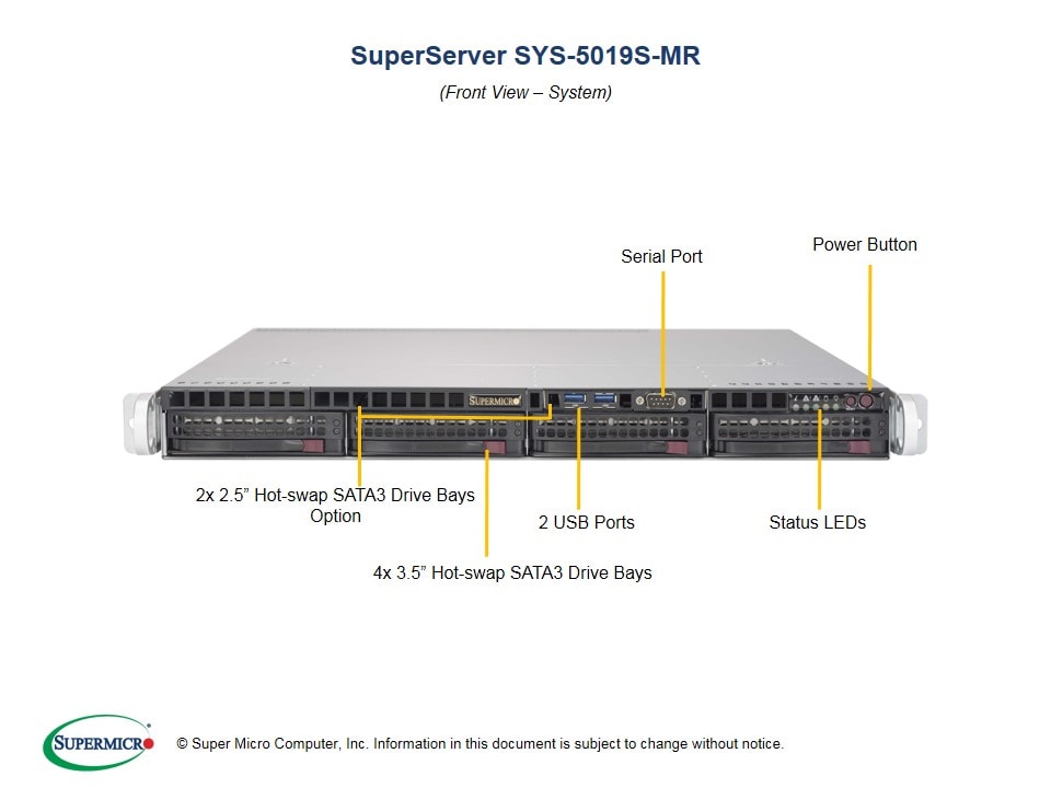 SYS-5019S-MR