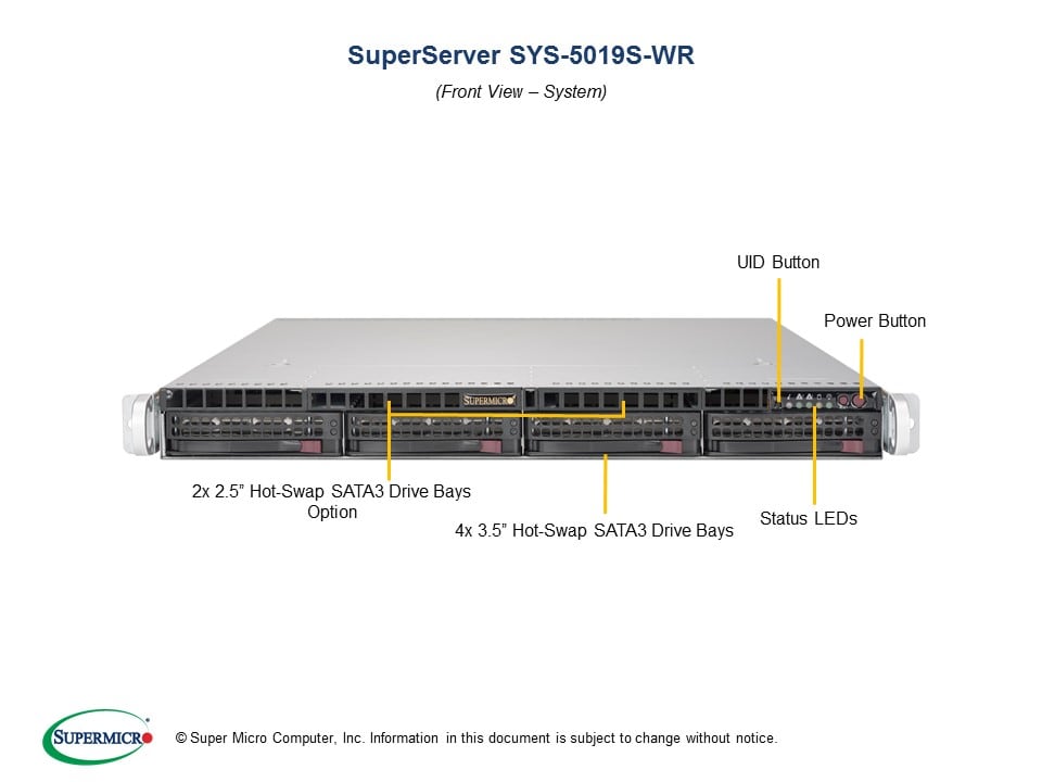SYS-5019S-WR