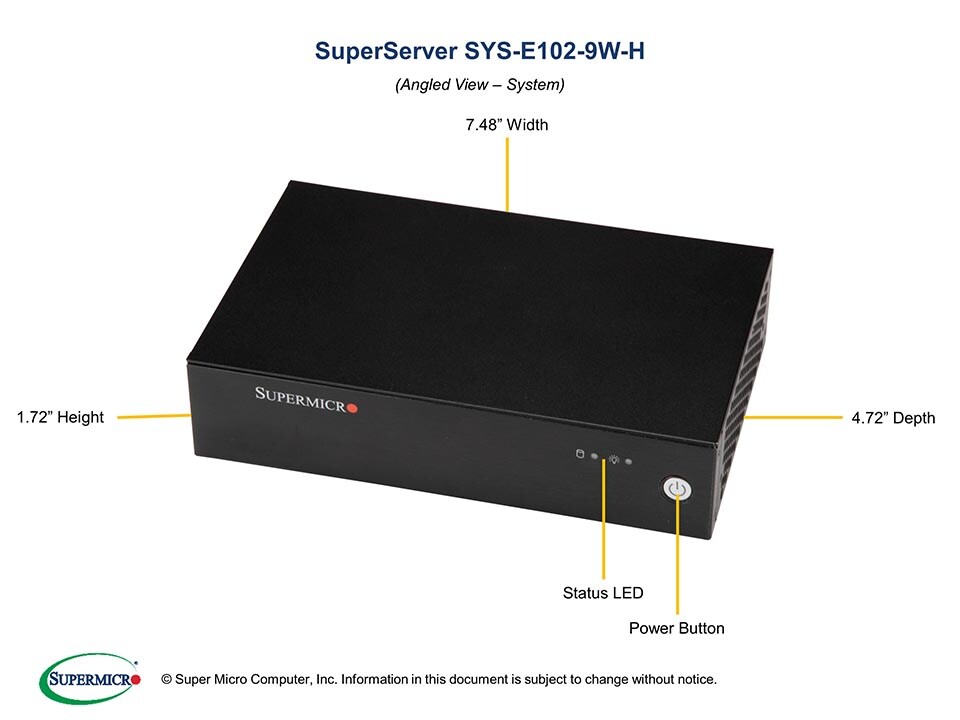 SYS-E102-9W-H