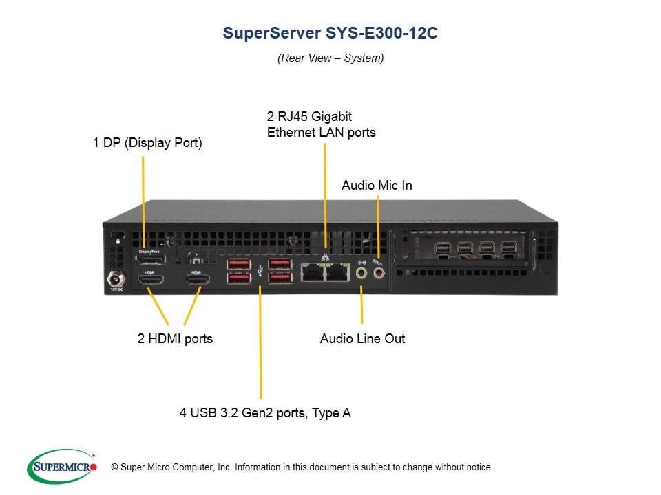 SYS-E300-12C